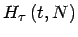 $\displaystyle H_{\tau }\left( t,N\right)$